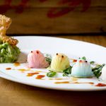 ‘Pac Man’ shrimp dumplings at RedFarm